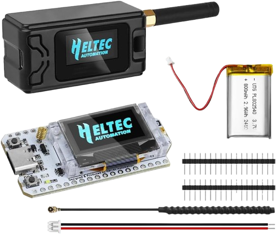 Module LoRa Heltec — taille d'une clé USB